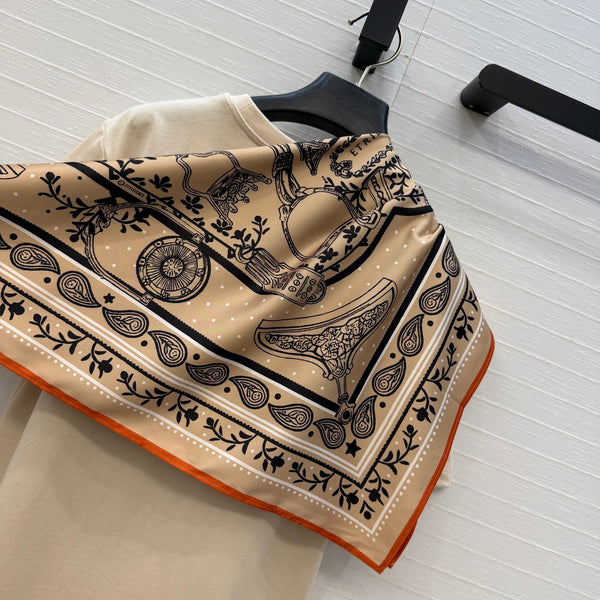 HM T-shirt Beige in Cotton 381540
