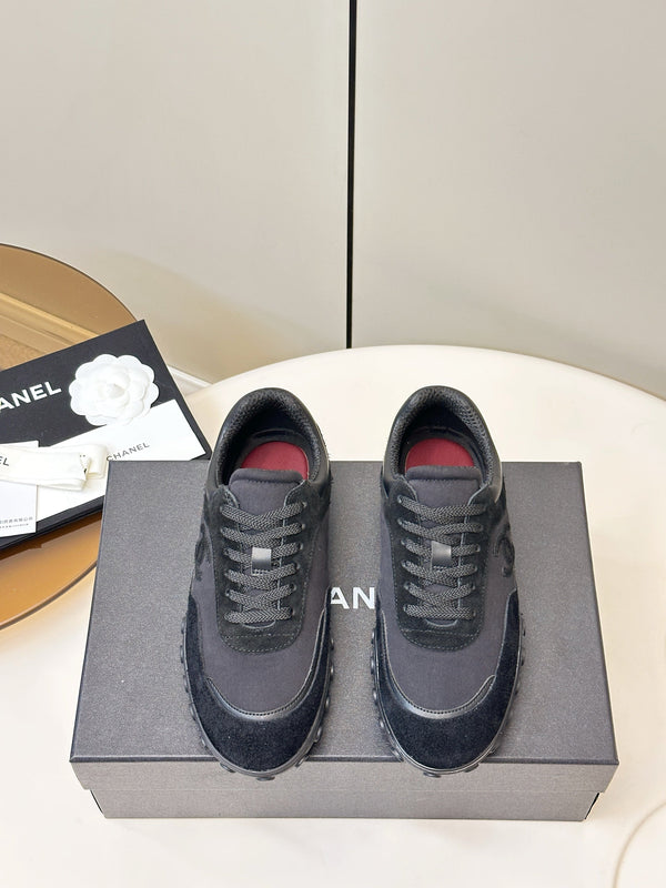 CC 26S Baseball Shoes Black in Suede and cotton Panels 771238