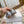 CD Ballet Flats Silver in Grit 771784
