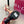 GG Buckle Stiletto Round Toe Heel Height 85mm Burgundy in Monogram 784462