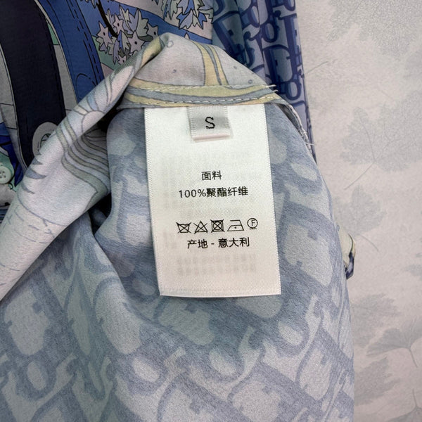 CD 26 Printed Shirt Blue in Polyester