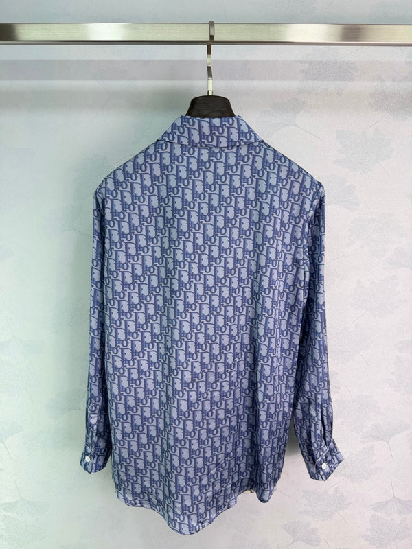 CD 26 Printed Shirt Blue in Polyester
