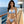 CC Bikini Set in Floral Print Blue 289857