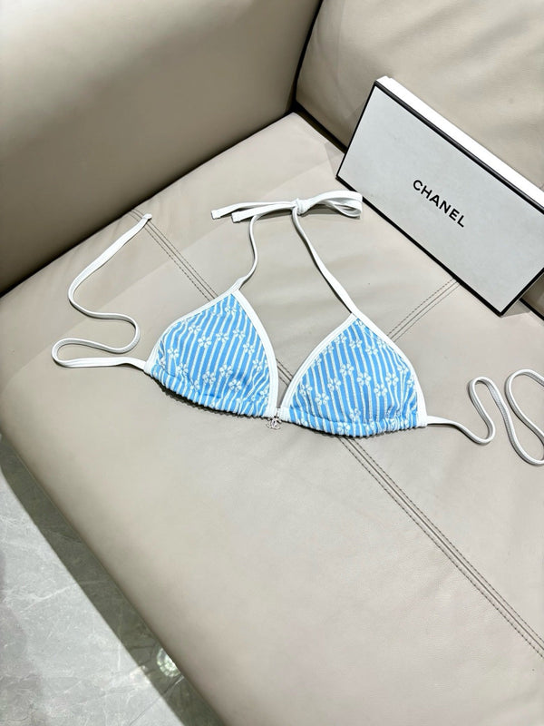 CC Bikini Set in Floral Print Blue 289857