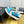 CC 26 Casual Panda Sneakers Blue in Nylon 815936
