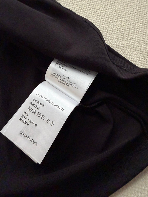 Moncler 26 Short-Sleeve T-Shirt Black in Cotton 387831