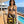 Pucci 3-Piece Swimwear Set Khaki Black White Marmo Print 228095