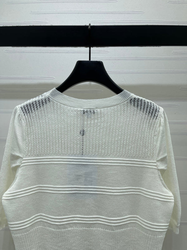CC Logo Knit Top Acrylic 392578