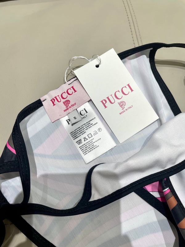 Pucci Printed Two-Piece Bikini Multicolor Cotton Blend 149641