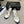 CC 26S Square-Toe Mary Jane Slingback Pumps White Black Lambskin 835674
