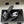 CC 26A Logo Quilted Heeled Sandals 8cm Black White Lambskin 834712