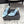 YSL Kirat Cross-Strap Stiletto Mules 10.5cm Blue Cowhide Leather 847151
