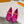 LV Monogram Kitten Ballet Flats Pink Canvas Leather 840354