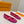 LV Monogram Kitten Ballet Flats Pink Canvas Leather 840354