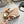 GR Paros Studded Flat Sandals Brown Cowhide & Fabric 851843