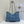 CD Small Cannage Quilted Tote Bag Blue Cowhide 158107