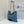 CD Small Cannage Quilted Tote Bag Blue Cowhide 158107