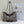 CD Small Cannage Quilted Tote Bag Silver Metallic Cowhide 158105