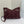 CD Small Cannage Quilted Tote Bag Burgundy Cowhide 158102