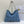 CD Small Cannage Quilted Tote Bag Blue Cowhide 158107