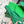 BV 26ss Thong Sandals 5cm Green TPU Rubber 858437