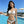 CC Two-piece Bikini Swimsuit White Cotton 326152