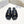 Loew Pebble Soft Slides Black Lambskin Leather 881383