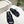 Loew Ease Monogram Slides Black Lambskin Leather 881378