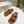 Loew Ease Monogram Slides Brown Suede Leather 881376