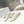 Loew Pebble Soft Sandals White Lambskin Leather 881364