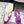 JC Emeri Stone Sandals 3cm Purple Suede Leather 880814
