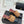 CC Woven Square-Toe Mules Tan Black Leather 887979