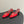 CC 26A Square Toe Mules 6cm Red Patent Leather 888040