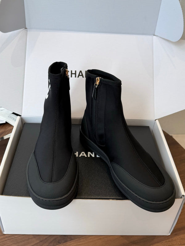 CC Coco Beach 2026 Short Boots Black Mixed Fibers & Rubber 887676
