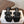 Loew Paula's Ibiza Petal Flower Sandals Black Leather 889899
