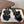Loew Paula's Ibiza Petal Flower Sandals Black Leather 889899