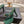 CC 26A Camellia Double C Square Toe Mules 10cm Green Stone-Grain Cowhide 890674