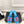 CC Double C Mules 9.5cm Blue Pink Leather 891680