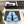 CC Crystal Double C Velcro Flat Mules Blue Lambskin 891666