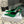 YSL Cosmo Crystal Mules 100mm Green Calfskin Leather 894617