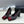CC Cap Toe Pumps 90mm Leopard Black Burgundy Pony Hair & Patent Leather 896859