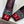 CC Cap Toe Pumps 90mm Leopard Black Burgundy Pony Hair & Patent Leather 896859
