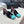 CC Cap Toe Mules 90mm Black Teal Patent Leather  896855
