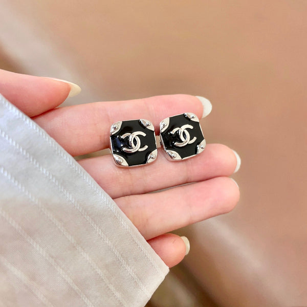 CC Square Stud Earrings 659639