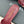 CC Flared Heel Mules Burgundy Lambskin Leather 904662