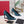 VLTN Revele Clear Strap Peep Toe Pumps 10.5cm Blue Suede Leather 913099