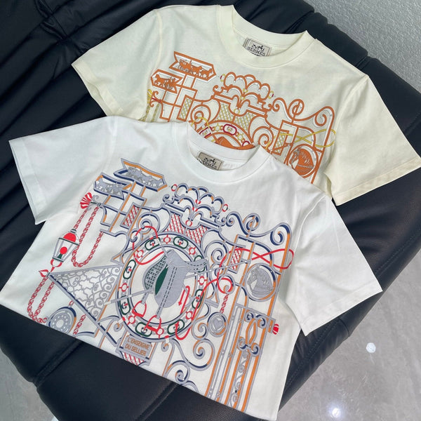 HM L'Enseigne du Sellier Print T-Shirt Cotton 407661