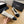 CC Braided Ballet Flats Black White Fabric 916121