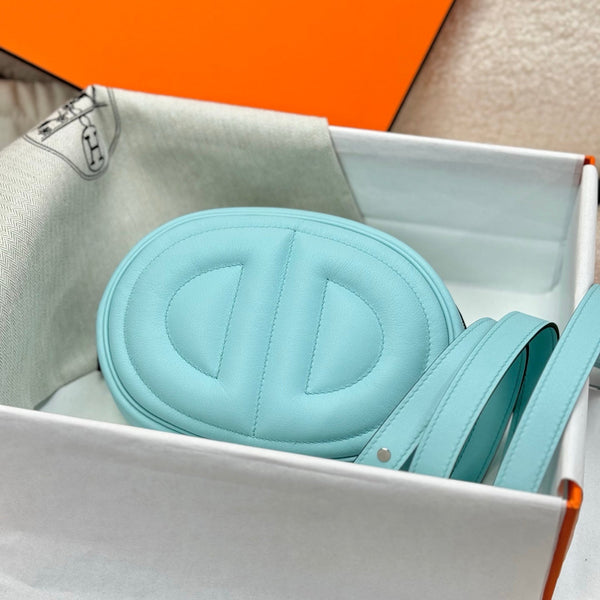 HM In-the-Loop Belt 19CM Bag Blue Swif