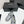 CC Turn-Lock CC T-Strap Loafers Gray Leather 944554